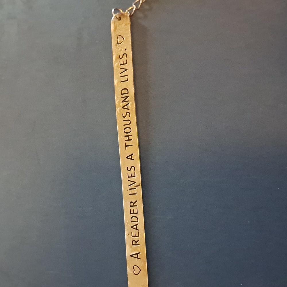 Game of Thrones metal bookmark A Song of Ice and Fire quote reader charms